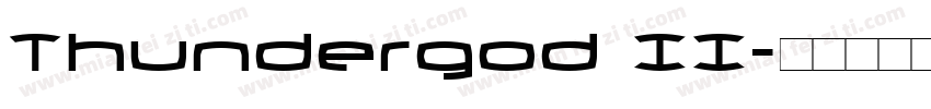Thundergod II字体转换